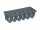 Exit - Kabelklemme 135mm schwarz/grau