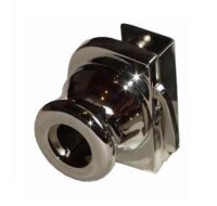 1271.200 Glastürschloss links vernickelt poliert