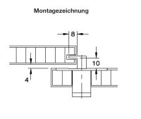 102170 Druck-Drehzylinder Gehäuse, rechts oder links