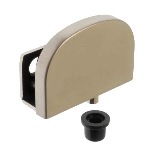 101512 Glastürscharnier ohne Zuhaltung, links oben/rechts unten