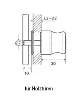 1241.000 Schiebetürschloss mit Griffunktion für Holz-/Glastüren