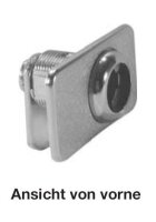 101645 Anschlagplatte für Hebelschloss, 53x30 mm, vernickelt