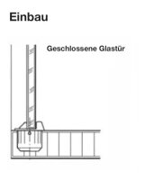 101505 Türstopper für Glastüren 5-6mm, mit Zuhaltung
