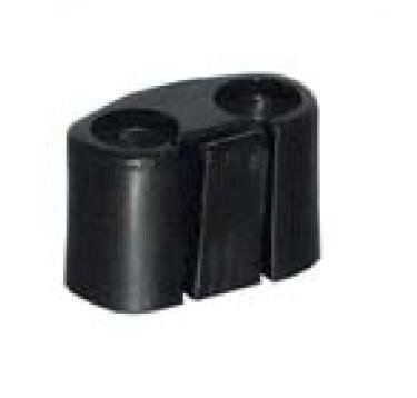 101302 Türstopper ohne Zuhaltung, für Glastüren, PVC, schwarz