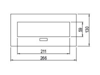 Tele 010 Versenkbare Tischsteckdose Deskop Power 3fach Strom