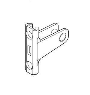 LEGRABOX Frontbefestigung für Höhe N Schrauben symmetrisch ZF7N7002