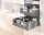 ZR7.1080U LEGRABOX Querreling, für Innenauszug, bis KB=1200 mm, zum Ablängen, seidenweiß/oriongrau/polarsilber/terraschwarz/elox.