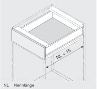 LEGRABOX Seitenstabilisierung, NL= 250-400 mm, KB=1400...