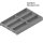 ZC7S500BS3 AMBIA-LINE Besteckeinsatz, für LEGRABOX / MERIVOBOX, Kunststoff / Stahl, 6 Besteckfächer, NL=500 mm, Breite=300 mm
