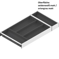 ZC7S550BS3 AMBIA-LINE Besteckeinsatz, für LEGRABOX / MERIVOBOX, Kunststoff / Stahl, 5 Besteckfächer, NL=550 mm, Breite=300 mm