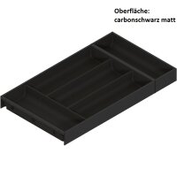 ZC7S550BS3 AMBIA-LINE Besteckeinsatz, für LEGRABOX / MERIVOBOX, Kunststoff / Stahl, 5 Besteckfächer, NL=550 mm, Breite=300 mm