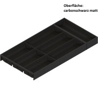 ZC7S600BS3 AMBIA-LINE Besteckeinsatz, für LEGRABOX / MERIVOBOX, Kunststoff / Stahl, 7 Besteckfächer, NL=600 mm, Breite=300 mm