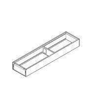 ZC7S450RS1 AMBIA-LINE Rahmen, für LEGRABOX/MERIVOBOX Schubkasten, Stahl, NL=450 mm, Breite=100 mm