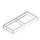 ZC7S550RS2 AMBIA-LINE Rahmen, für LEGRABOX/MERIVOBOX Schubkasten, Stahl, NL=550 mm, Breite=200 mm