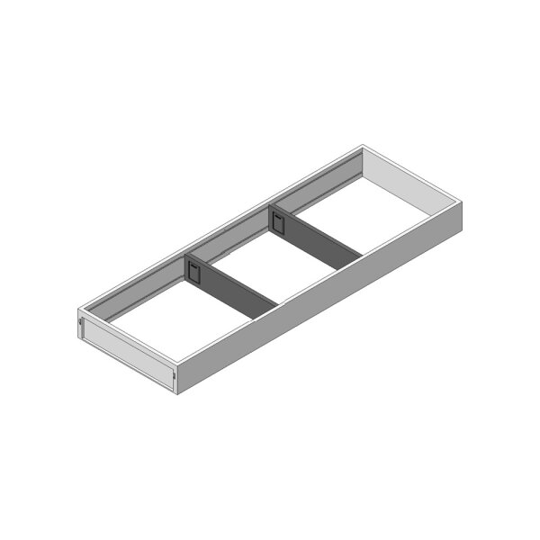 AMBIA-LINE Rahmen, für LEGRABOX/MERIVOBOX Schubkasten, Stahl, NL=600 mm, Breite=200 mm, ZC7S600RS2