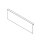 ZC7A0U0K AMBIA-LINE Holzrückwandadapter, für LEGRABOX/MERIVOBOX Schubkasten Höhe K, Stahl