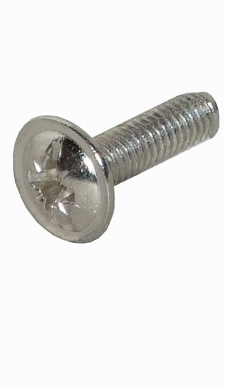 3061.115 Korpus-Verbindungsschraube M4x15mm, Kombi-Kreuz, Länge 15mm, vernickelt