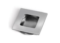 B226 Einlassgriff Muschelgriff eckig 40/22 mm, Chrom...