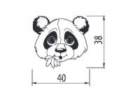 MK-U Möbelknopf Möbelgriff Panda