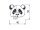 MK-U Möbelknopf Möbelgriff Panda