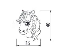 MK.W Möbelknopf Möbelgriff Pony