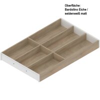 ZC7S500BH3 AMBIA-LINE Besteckeinsatz, für LEGRABOX/MERIVOBOX, Holzdesign, 6 Besteckfächer, NL=500 mm, Breite=300 mm