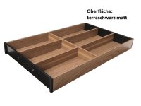 ZC7S500BH3 AMBIA-LINE Besteckeinsatz, für LEGRABOX/MERIVOBOX, Holzdesign, 6 Besteckfächer, NL=500 mm, Breite=300 mm