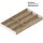AMBIA-LINE Besteckeinsatz, für LEGRABOX/MERIVOBOX, Holzdesign, 6 Besteckfächer, NL=550 mm, Breite=300 mm