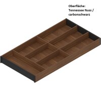 ZC7S600BH3 AMBIA-LINE Besteckeinsatz, für LEGRABOX/MERIVOBOX, Holzdesign, 7 Besteckfächer, NL=600 mm, Breite=300 mm