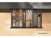 ZC7S450RH2 AMBIA-LINE Rahmen, für LEGRABOX/MERIVOBOX, Holzdesign, NL=450 mm, Breite=200 mm