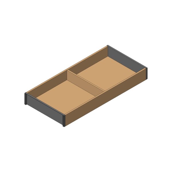 ZC7S500RH2 AMBIA-LINE Rahmen, für LEGRABOX/MERIVOBOX, Holzdesign, NL=500 mm, Breite=200 mm