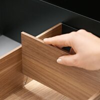 ZC7Q010SH AMBIA-LINE Querteiler, für LEGRABOX/MERIVOBOX Holzdesign, Rahmenbreite 100mm
