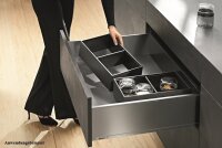 ZC7F300RSU AMBIA-LINE Rahmen für Frontauszug LEGRABOX/MERIVOBOX, Stahl, ab NL=270 mm, Breite=242 mm