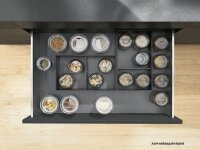 AMBIA-LINE Rahmen für Frontauszug LEGRABOX/MERIVOBOX, Stahl, ab NL=400 mm, Breite=218 mm