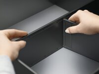 AMBIA-LINE Querteiler für LEGRABOX/MERIVOBOX Frontauszug, Kunststoff, Rahmenbreite 242 mm