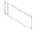ZC7Q0U0FS AMBIA-LINE Querteiler für LEGRABOX/MERIVOBOX Frontauszug, Kunststoff, Rahmenbreite 242 mm