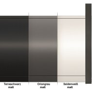 AMBIA-LINE Holzrückwandadapter für LEGRABOX Frontauszug, Stahl, Höhe F, ab NL=400mm, Rahmenbreite 218mm