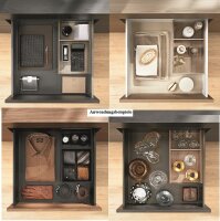 AMBIA-LINE Rahmen für Frontauszug LEGRABOX/MERIVOBOX, Holzdesign, ab NL=270 mm, Breite=242 mm