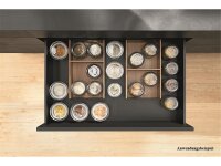 ZC7F300RHU AMBIA-LINE Rahmen für Frontauszug LEGRABOX/MERIVOBOX, Holzdesign, ab NL=270 mm, Breite=242 mm