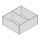 AMBIA-LINE Rahmen für Frontauszug LEGRABOX/MERIVOBOX, Holzdesign, ab NL=270 mm, Breite=242 mm