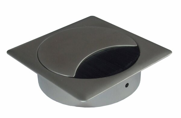 Kabeldurchlass Exit Q Edelstahl Finish 80mm