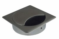 Kabeldurchlass Exit Q Edelstahl Finish 80mm