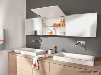 Aventos HK-XS Frontbefestigung zum Schrauben für Holz- und breite Alurahmen