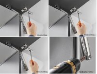 Aventos HK-XS TIP-ON für Hochklappen Leistungsfaktor 800-1600