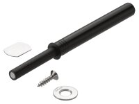956A1004 TIP-ON für Türen Langversion, ab Höhe 130cm, inkl. Haftplatten, Auslöseweg 1,5mm, carbonschwarz