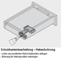 T65.1000.02 MIETKAUTION Bohrlehre für TANDEM, MOVENTO