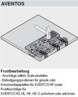 ZML.0040.02 Tages-Preis Universal-Bohrlehre LEGRABOX, MERIVOBOX, AVENTOS, TANDEMBOX, METABOX, TANDEM, Mietgerät