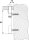 7341.000 Schrankrohrlager m. M6 Gewinde, schlanke Form, inkl. 1 x Spezialschraube