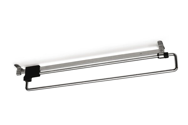 GRD300 Garderobenhalter Kleiderbügelauszug, Teleskopstange für Kleiderschrank ausziehbar, Länge 300mm