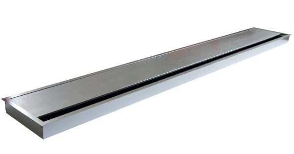 Kabeldurchlass 120x900x25mm Alu ECKIG